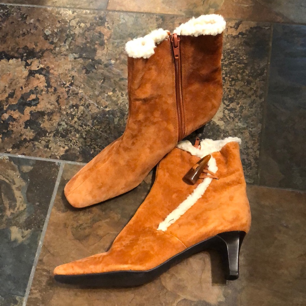 AJ Valenci suede ankle boots